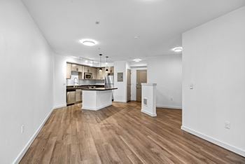 Modern kitchen at 128 on state apartments in kirkland, wa 98033